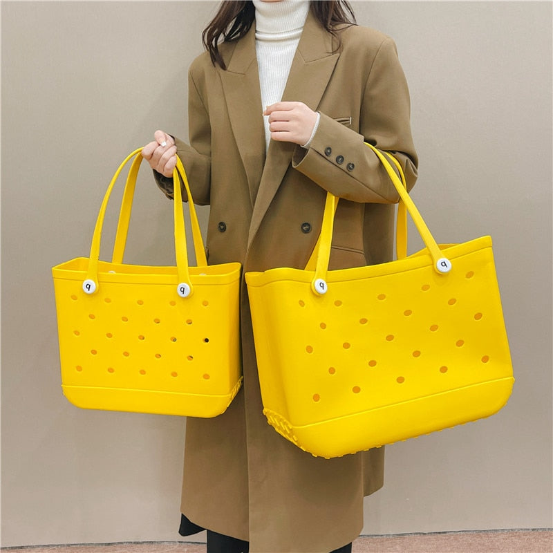 2023 Fashion Bags Solid Color Camouflage Printed EVA Basket Large Capacity Storage Bag